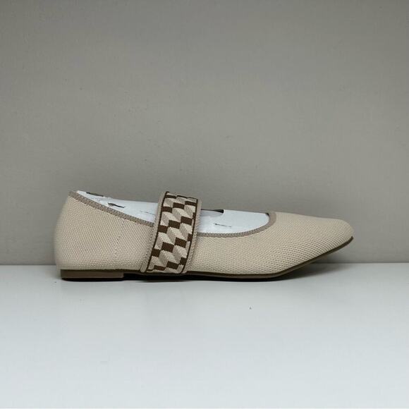 NWOB | MIA | Madeleine Ballerina Flats | Cream | Size 6 M US - Picture 2 of 14